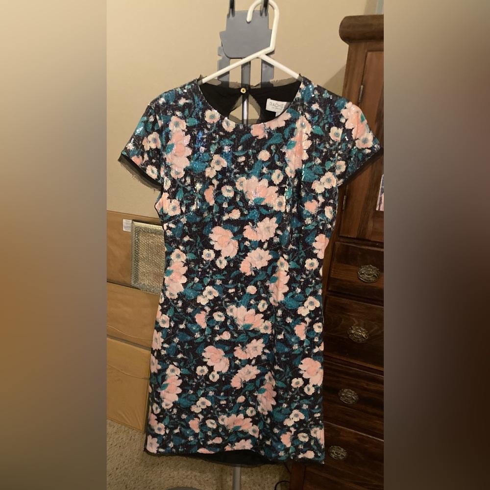 Rachel Zoe Floral Sequin Dress